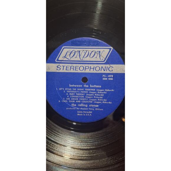 The Rolling Stones Between the Buttons LP 1967 London Records PS 499 Stereo VG+ - Picture 8 of 12